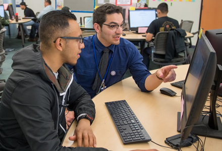 The Computer Lab in the Writing Center